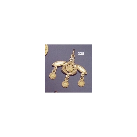 338/18K Malia bees pendant 18 carrat yellow gold
