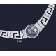 1164 Greek Key/Meander Necklace With Helmetted Goddess Athena Coin (L)