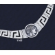 1165 Greek Key/Meander  Necklace with Athena  Coin (L)