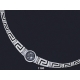 1180 Greek Key/Meander Necklace with Goddess Athena Coin (S)