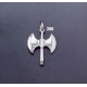 390 Sterling Silver Minoan Double Headed Axe Pendant (S)