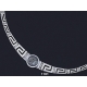 1181 Greek Key/Meander Necklace with Alexander The Great (Lysimachos) Coin (S)