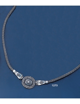1273 Hellenistic hand-braided necklace