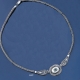 1277 Hellenistic hand-braided necklace with Emerald