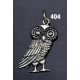 404 Wise owl of Athena pendant (medium size) pendant