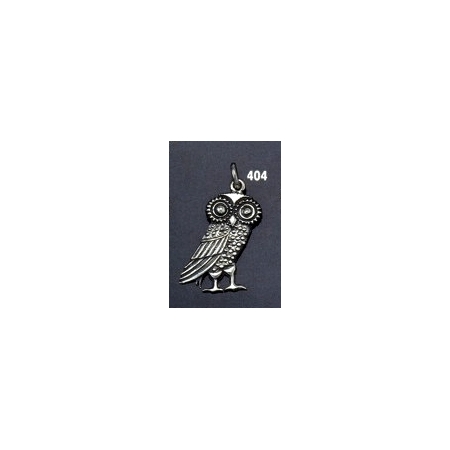 404 Wise owl of Athena pendant (medium size) pendant
