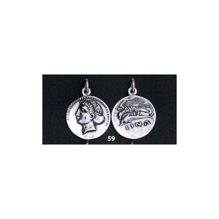 59 Sinop/Sinope, eagle and dolphin