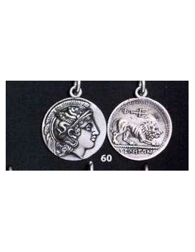 60 Athenian Didrachm, Goddess Athena, Lion