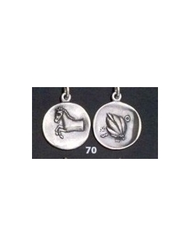 70 Thessaly, horse & grain coin