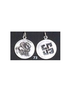 73 Corinthian pegasus and Swastika coin