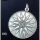 613 Macedonia Star/Sun/Starburst pendant XL