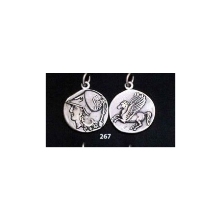 267 Corinth stater coin Athena and pegasus