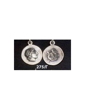 275/C Chalkidian League god Apollo and Lyre/kithara