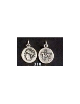 310  Aphrodite (Venus) coin pendant