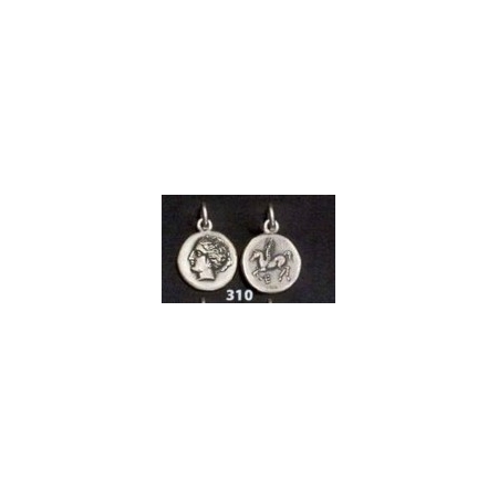 310  Aphrodite (Venus) coin pendant