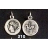 310  Aphrodite (Venus) coin pendant