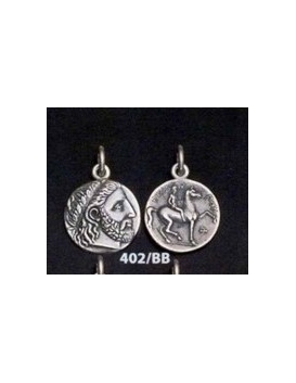 402/BB Phillip II Macedon coin depicting Zeus