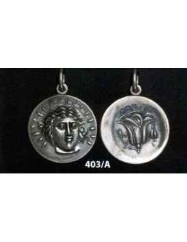 403/A Rhodes - Helios sun god and rose