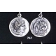 761 Athena & Herakles/Hercules silver Diobol pendant