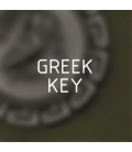 Greek-key (Meander) coin pendants